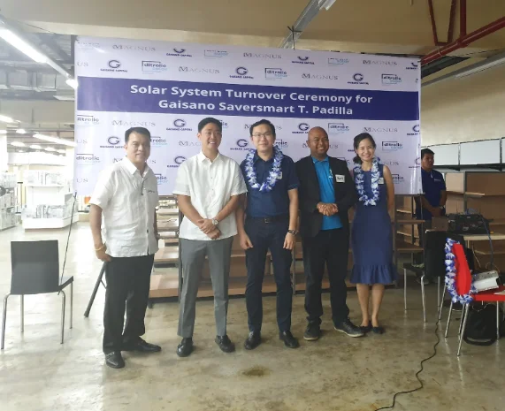 GAISANO CAPITAL (GAISANO SAVERSMART) – T.PADILLA ST., CEBU CITY 214kWp SOLAR ON-GRID SYSTEM SET-UP